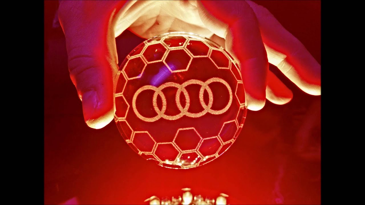 Laser Etching / Engraving Xenon Lens Audi B8