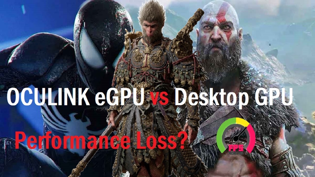 Oculink PCIe 4.0 x4 eGPU vs Desktop PCIe 4.0 x16 &ndash; Performance Comparison Gameplay