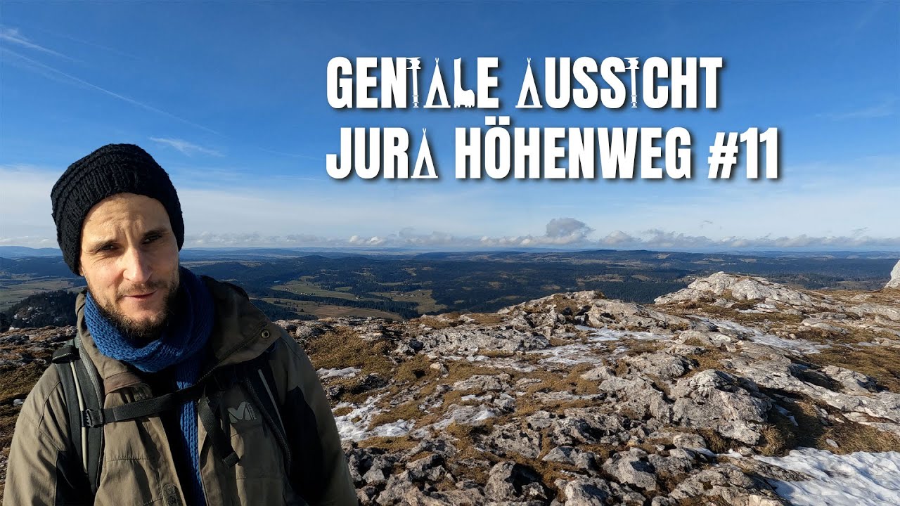 Winterwanderung auf dem Fernwanderweg Jura Höhenweg (11. Etappe)