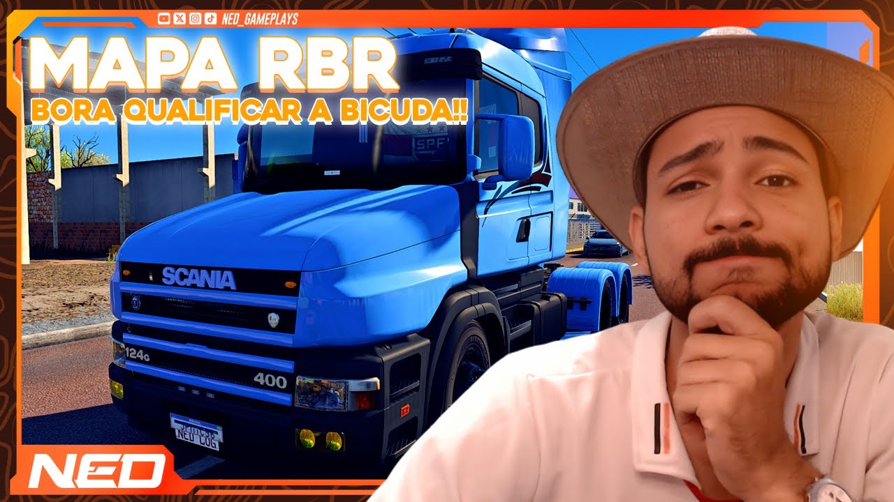 ETS2 Ao Vivo: MAPA RBR - QUALIFICANDO MINHA SCANIA FAVORITA !!