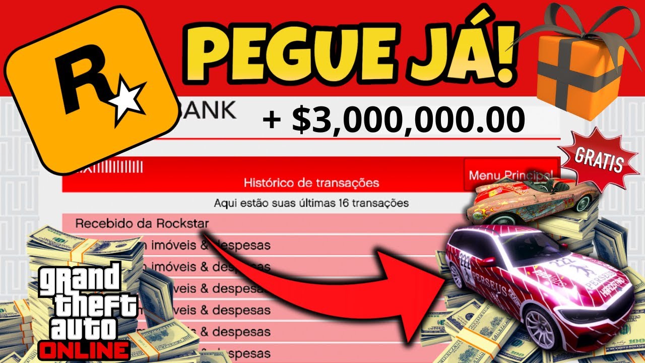 🎁 Rockstar Liberou $ 3 Milhões! Veja Como Resgatar no GTA Online | SOLO!