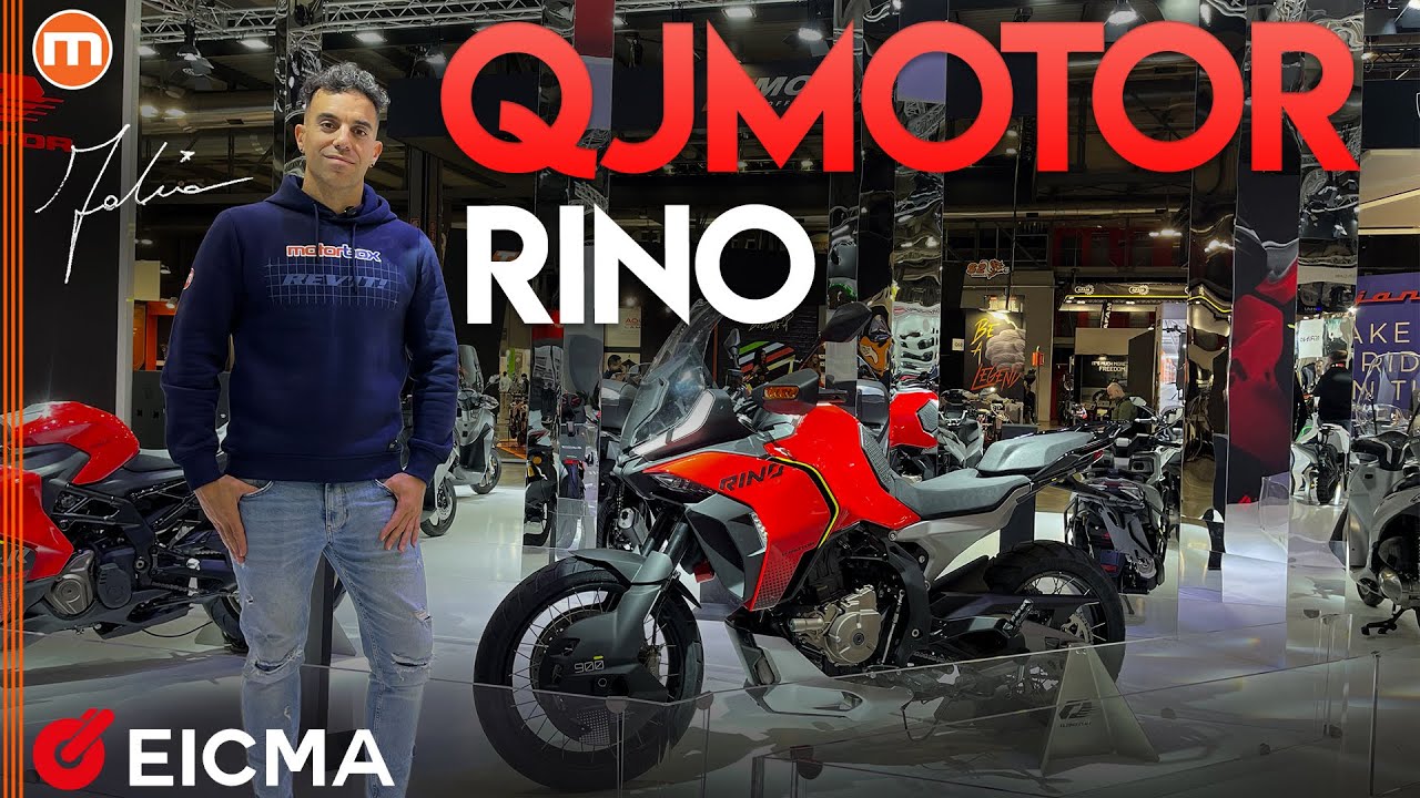QJ Motor Rino 900 ADV | Che gran pezzo di globetrotter! La nuova tre cilindri a EICMA 2025