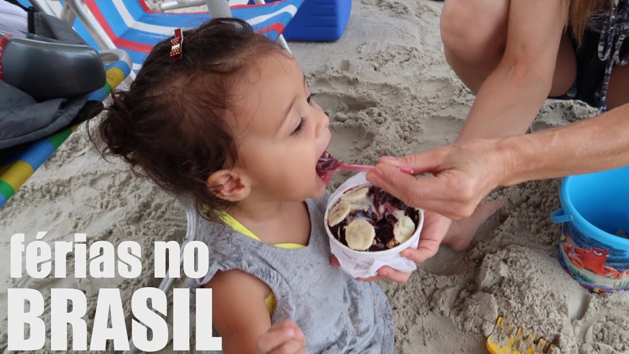 CHEGANDO NA PRAIA: ELA PROVOU AÇAI PELA PRIMEIRA VEZ | RÊ ANDRADE