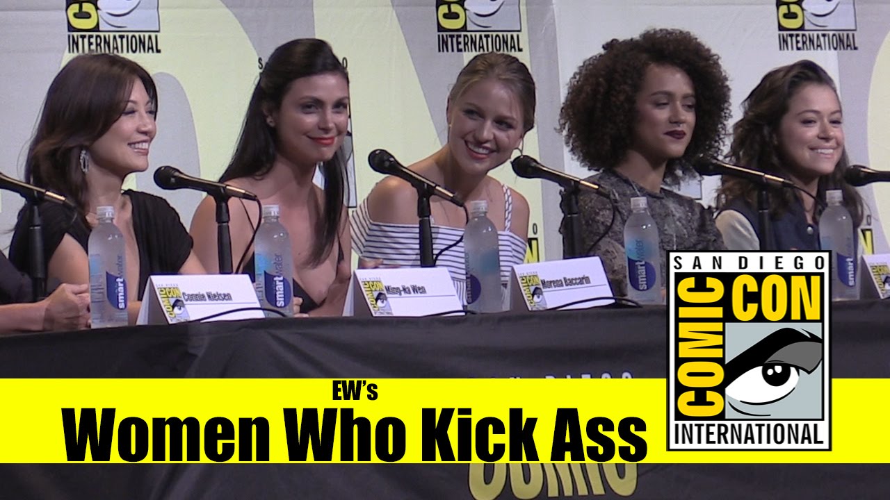 EW's Women Who Kick Ass | 2016 Comic Con Panel (Melissa Benoist, Nathalie Emmanuel, Tatian Maslany)