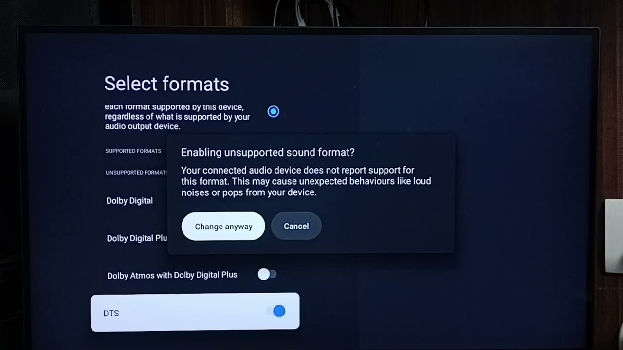 Как включить или выключить звук DTS на Google TV с Android TV OS 14
