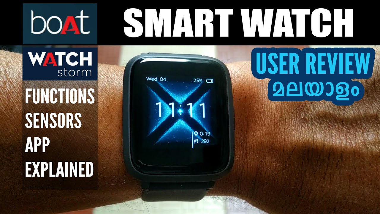Boat Smart Watch Complete Review after Heavy Usage | Battery Life | Ajith Buddy Malayalam