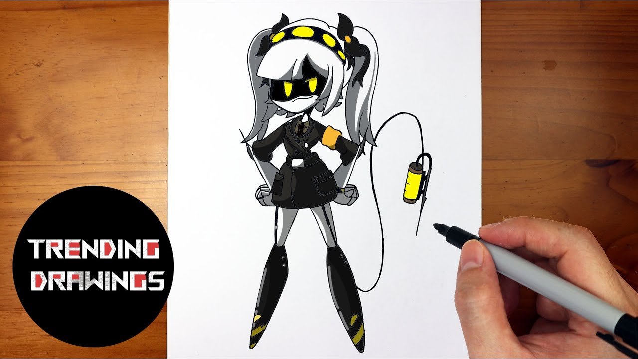 How To Draw J From Murder Drones