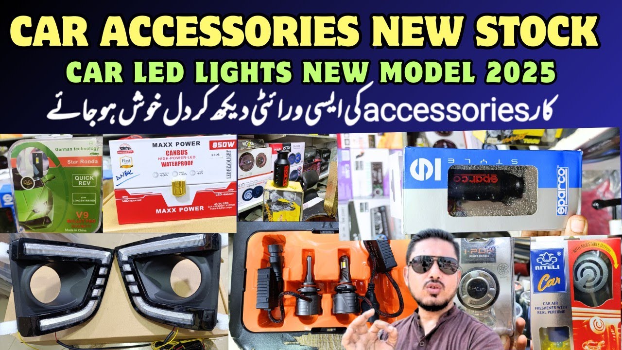 Car amazing accessories new stock | car show parts | car L E.D LIGHTS new model 2025 | car market