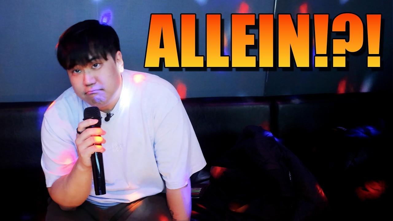 Allein in der Karaoke Kabine &ndash; und ich f&uuml;hl mich zu wohl 😭