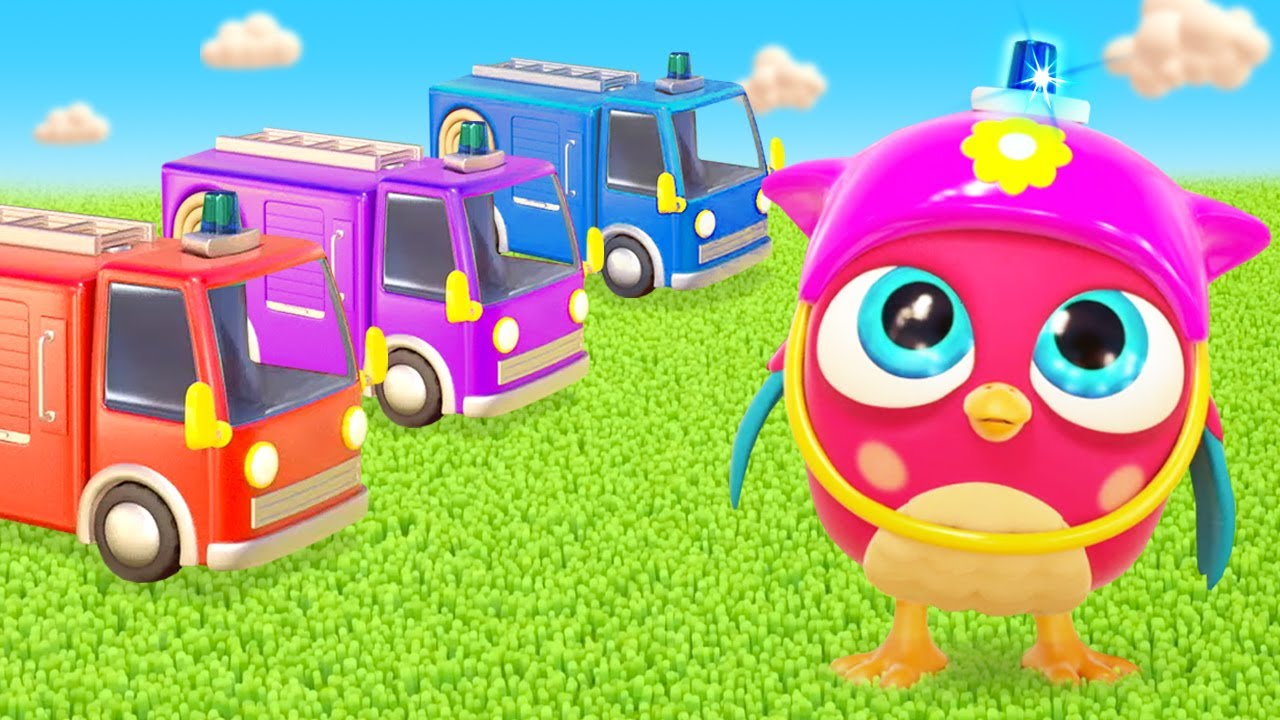🔴 Hophop, a coruja, brinca com o caminh&atilde;o de bombeiro AO VIVO! Desenho animado em portugu&ecirc;s