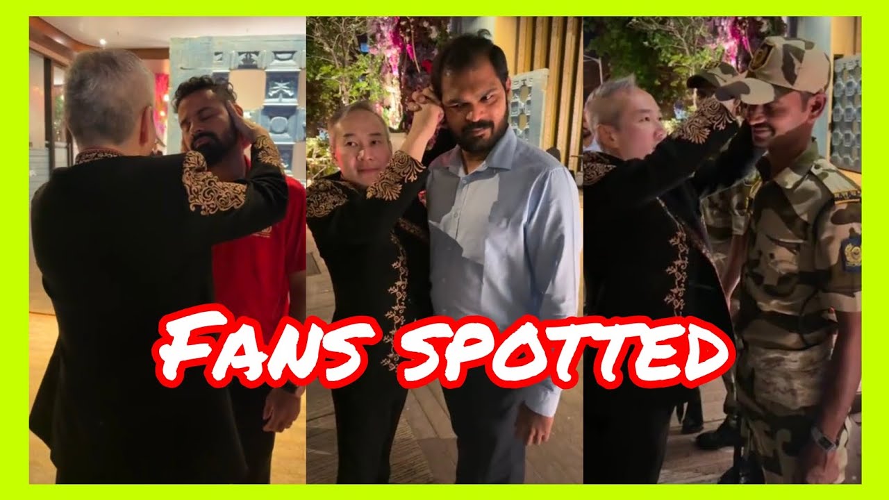 Fans spotted Master Chris Leong