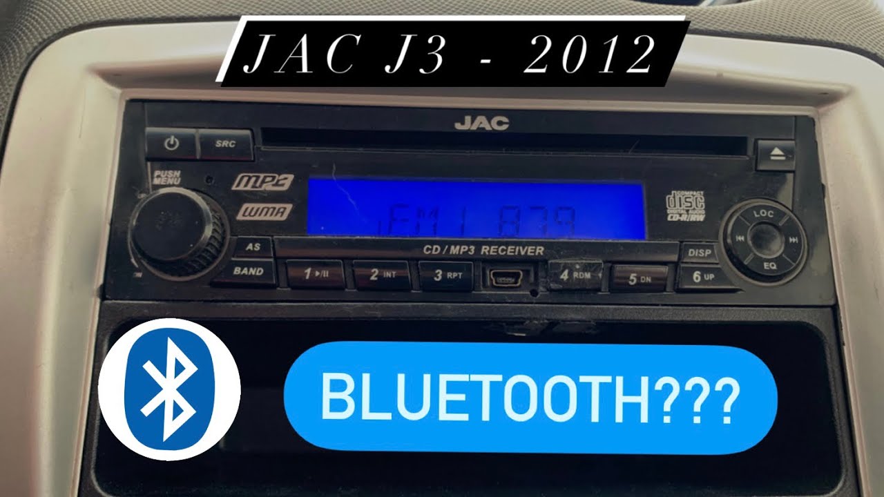 JAC J3 - Como ter bluetooth no rádio ORIGINAL