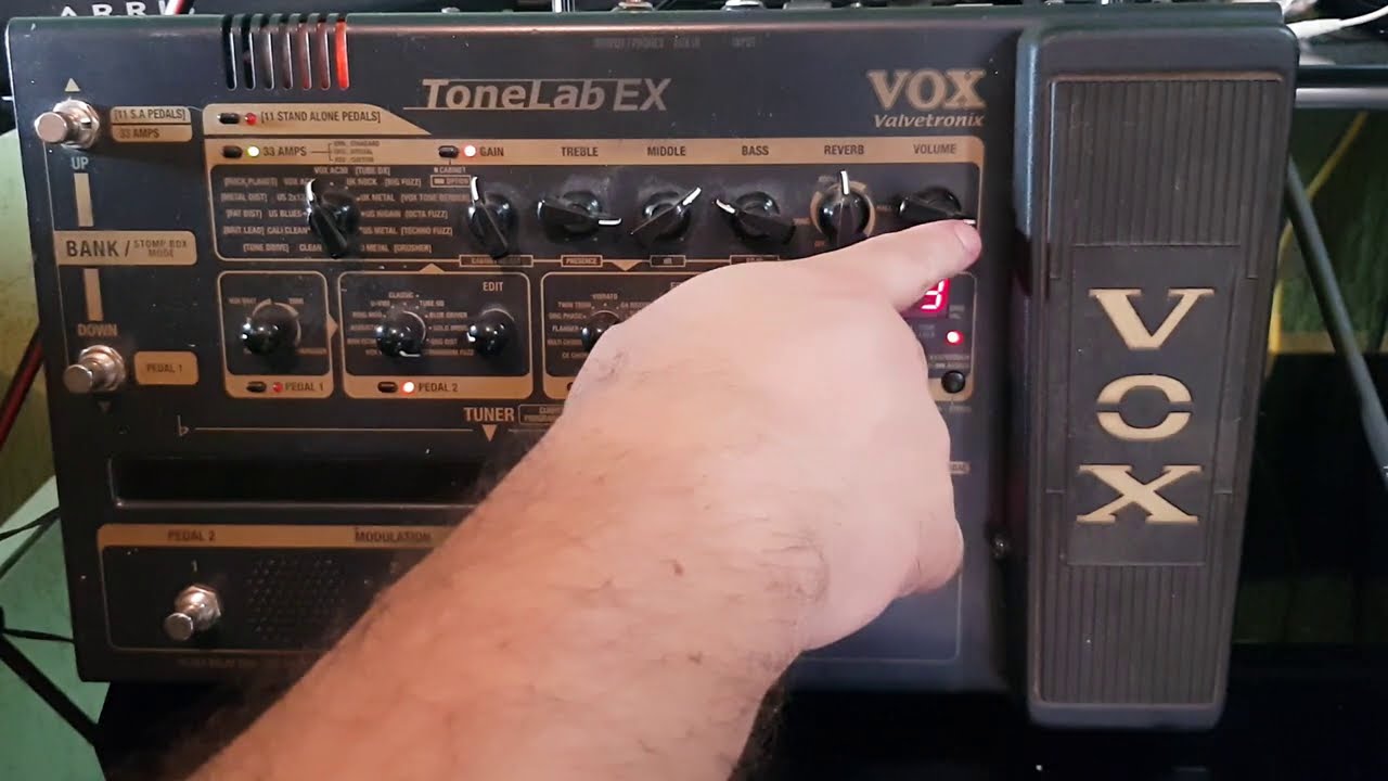 Meus timbres na Pedaleira VOX ToneLab EX
