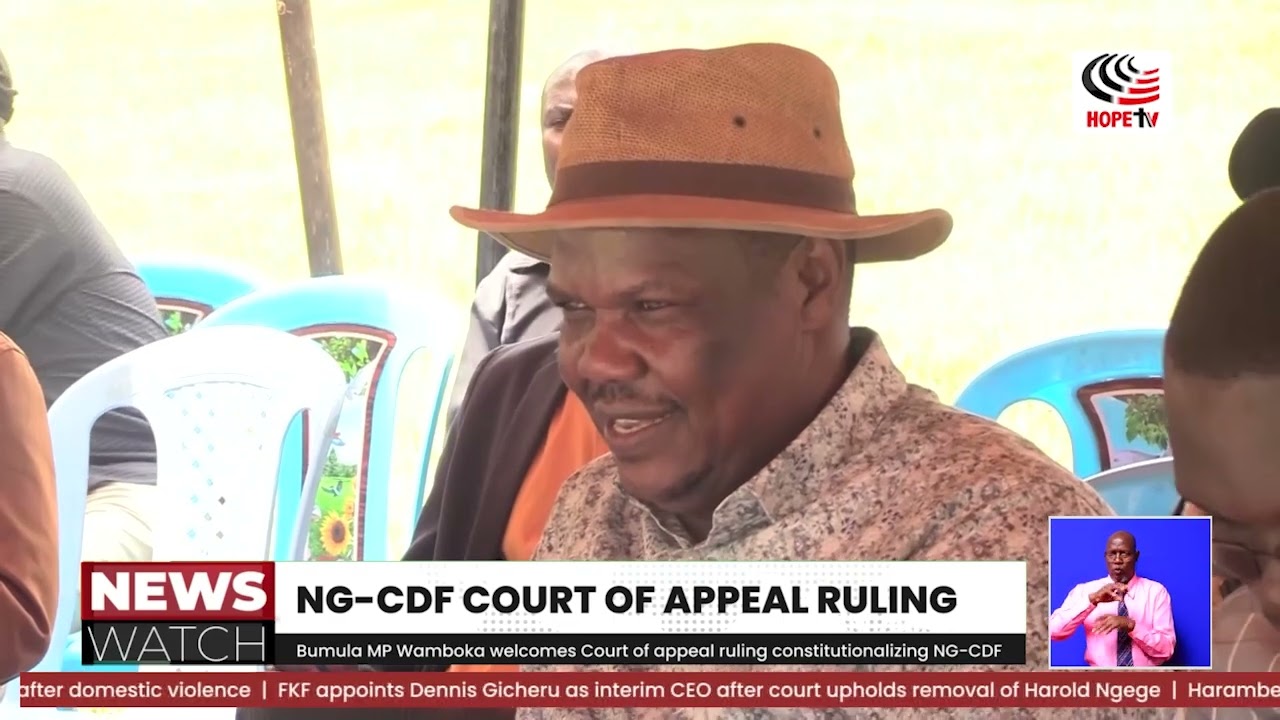 Bumula MP Jack Wamboka welcomes Court of appeal ruling constitutionalizing NG CDF