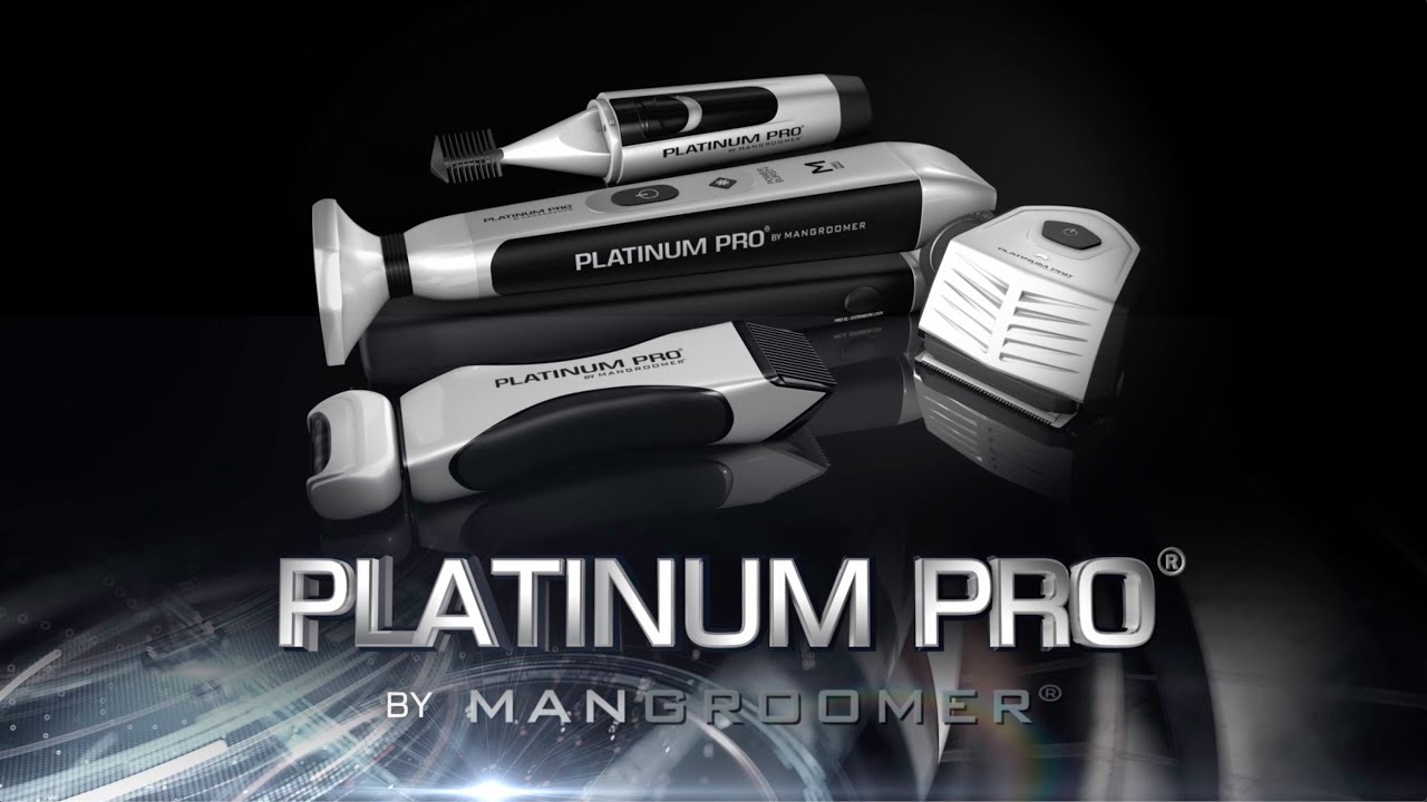 PLATINUM PRO&reg; by MANGROOMER&reg; - Back Shaver, Body Groomer, Haircut Kit, Nose, Ear & Eyebrow Trimmer