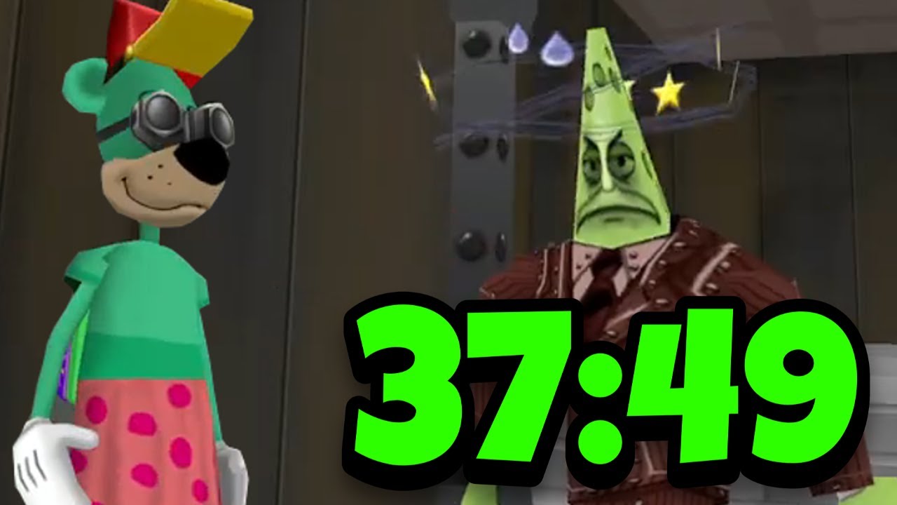 Toontown: The Grindworks Mystery Toon any% in 37:49