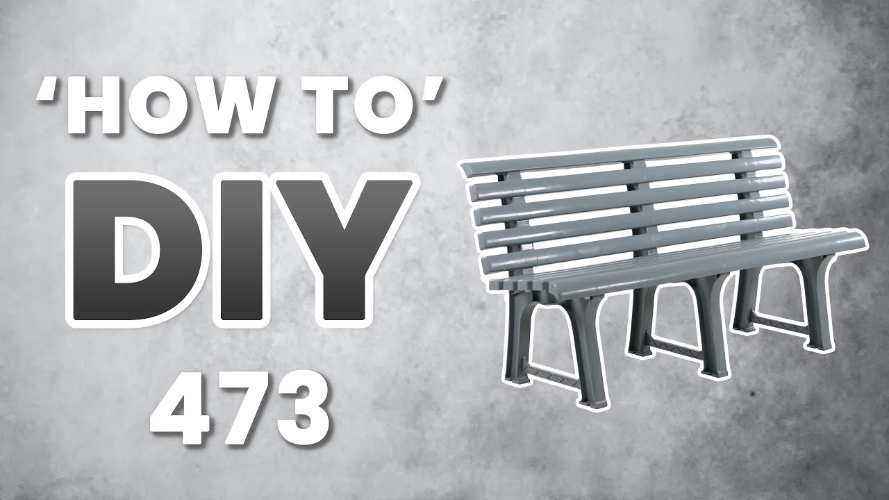 TOYOGO (473) Garden Long Bench | DIY Step-By-Step Guide