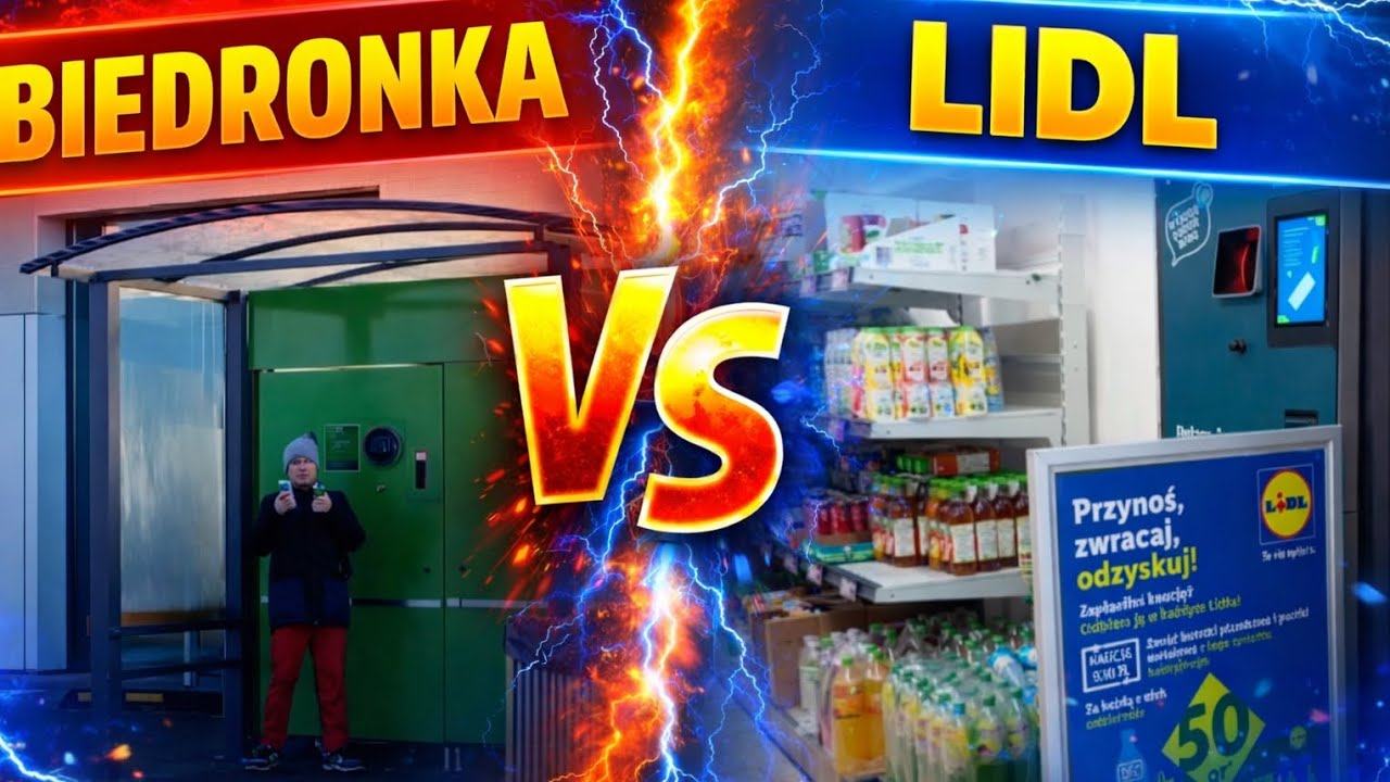 CZY AUTOMAT PRZYJMIE PUSZKĘ SPRZED 3 LAT - BIEDRONKA VS LIDL