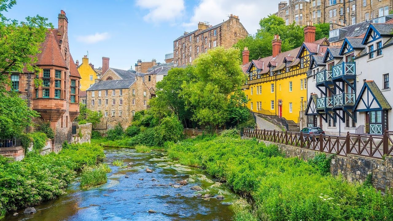 Most Instagrammable spots|| Edinburgh’s Dean Village and Stockbridge|| Faitytale in frozen time|| 