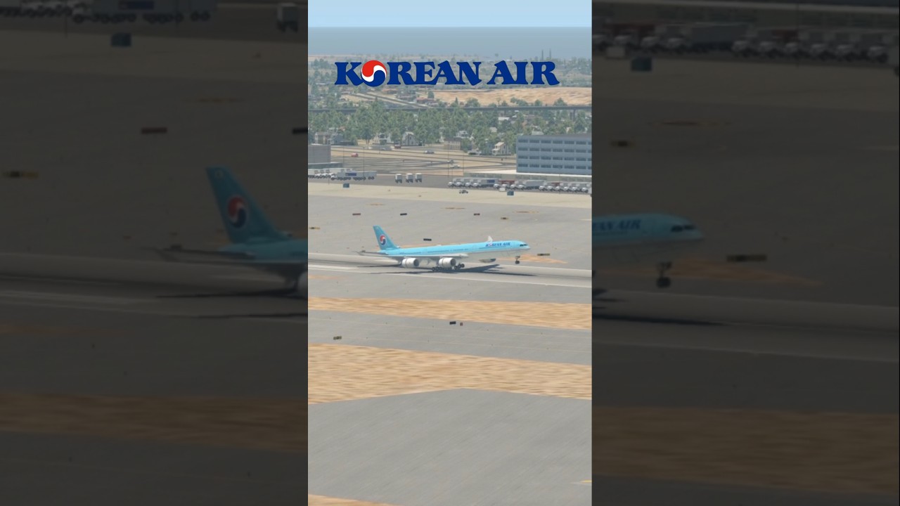 대한항공 A346 착륙(신청랜딩)
