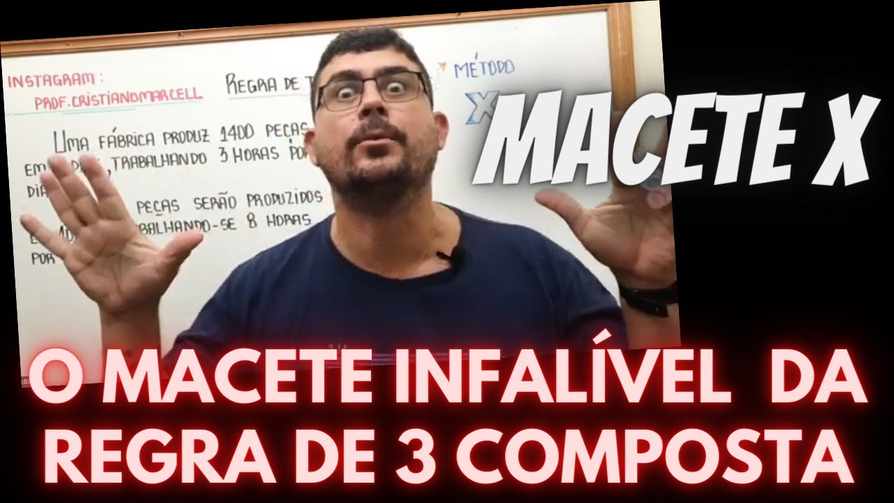 O MÉTODO X PARA REGRA DE TRÊS COMPOSTA/ NUNCA MAIS ERRE REGRA TRÊS COMPOSTA/FÁCIL RESOLVER