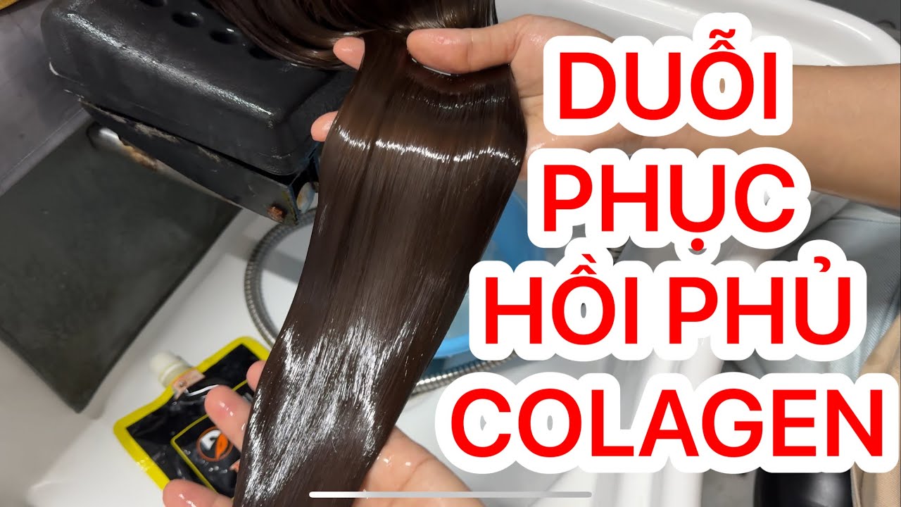 CHIA SẺ KỸ THUẬT DUỖI VÀ NHUỘM PHỦ BÓNG COLLAGEN| NGỌC TÓC
