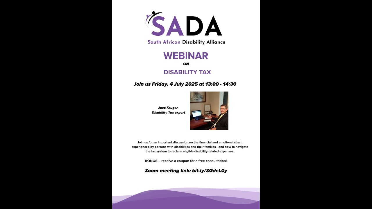 Disability Tax Webinar - July 2025