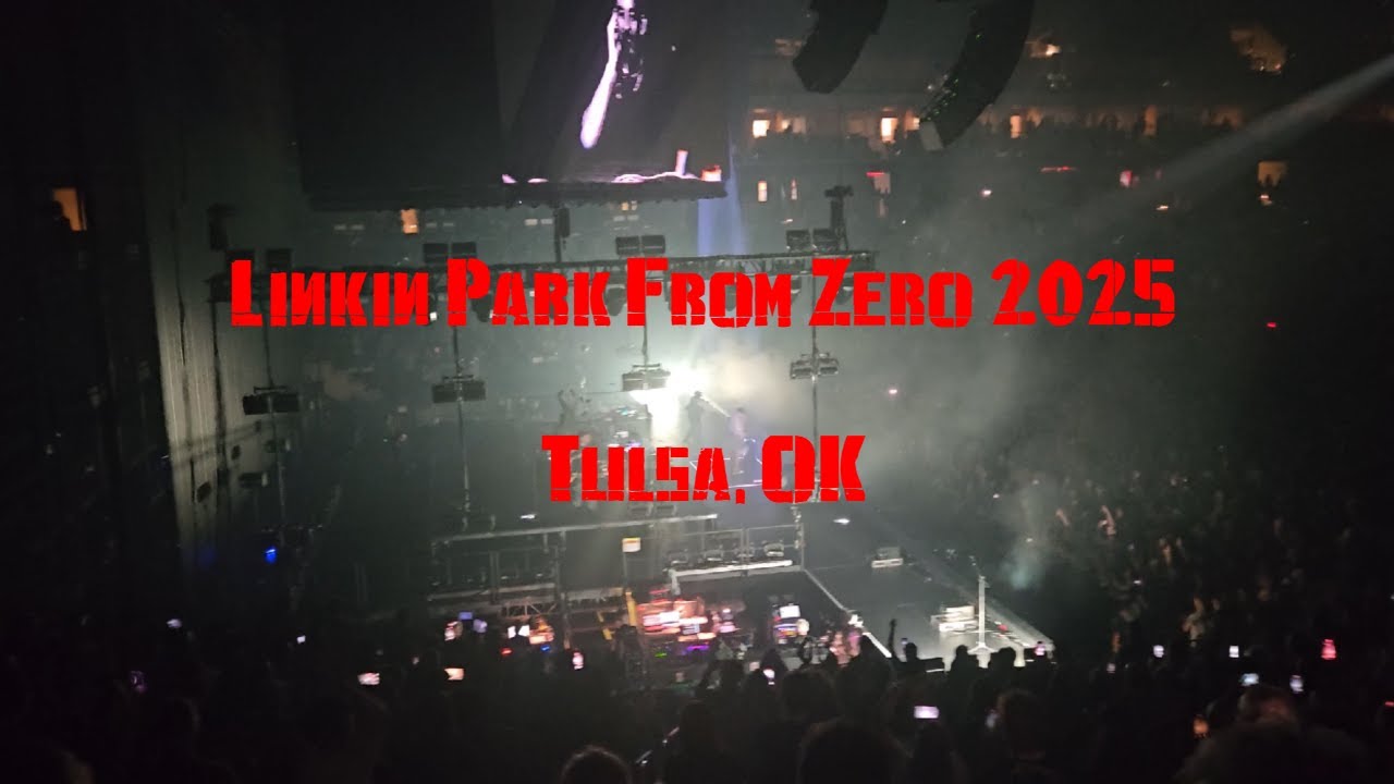 Linkin Park From Zero 2025 World Tour Concert BOK Center in Tulsa, OK | First Cut the Bridge
