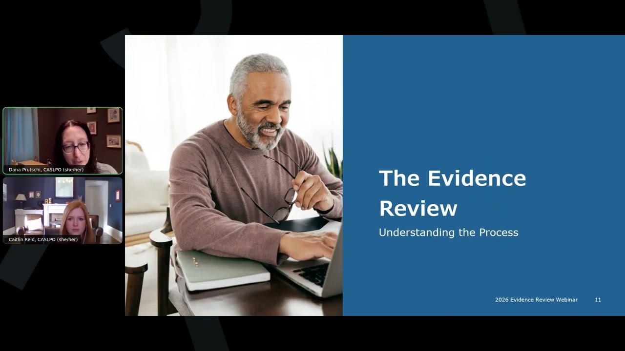 CASLPO Evidence Review (2026 Webinar)
