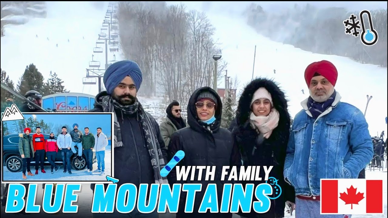 BLUE MOUNTAIN with Family & Friends -11 Degree Temperature || Full Fun & Enjoy in this Winters 🥶