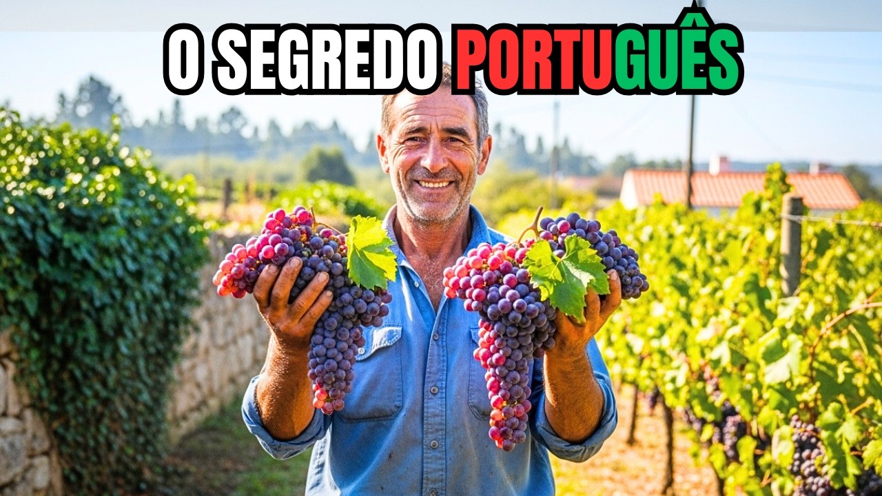 NUNCA MAIS RECLAME DE UVAS AZEDAS! O segredo do Avô para ter uvas GRANDES E DOCES por décadas!