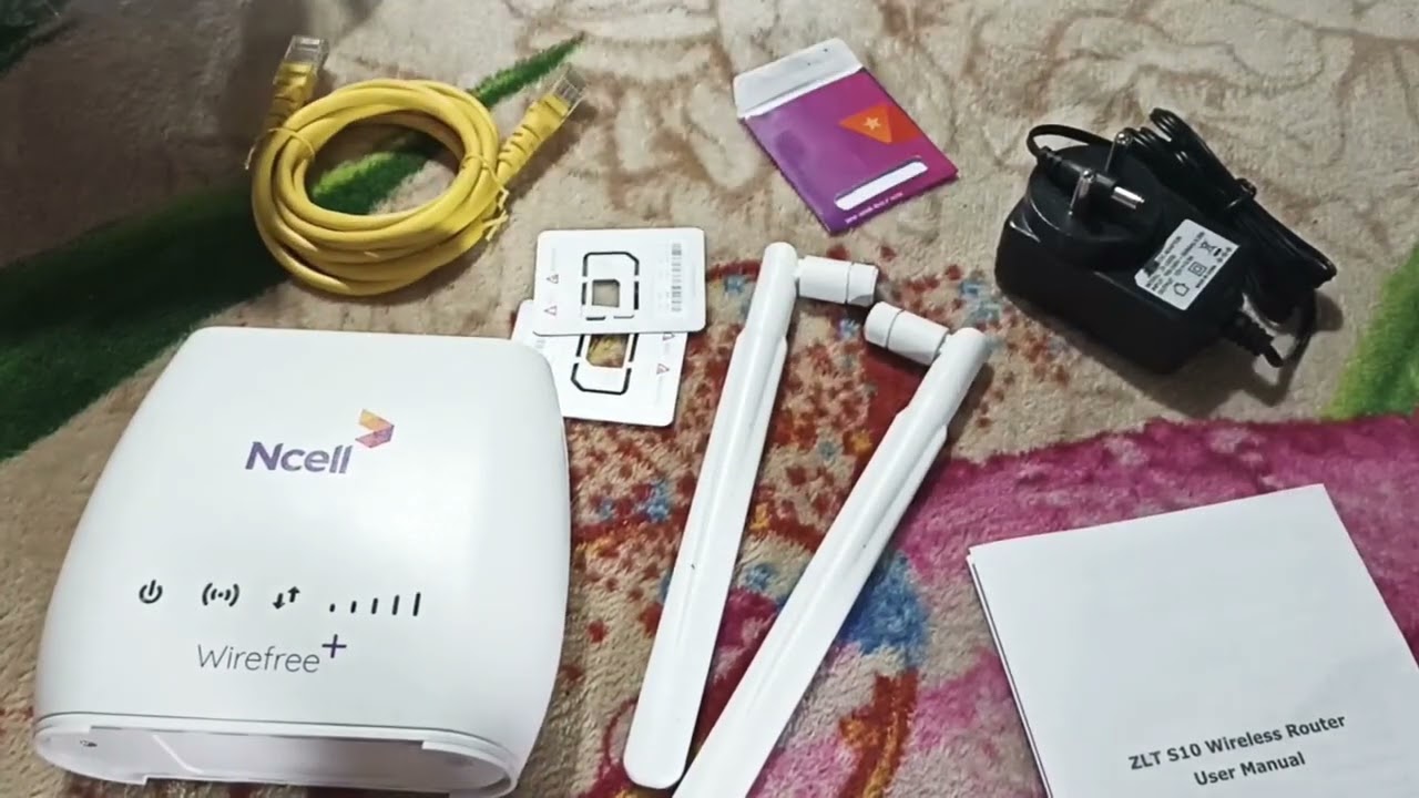 Ncell Wirefree 4G WiFi Router On boxing