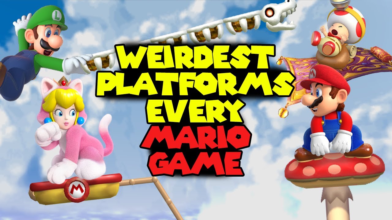 The Weirdest Platforms in Every Mario Game