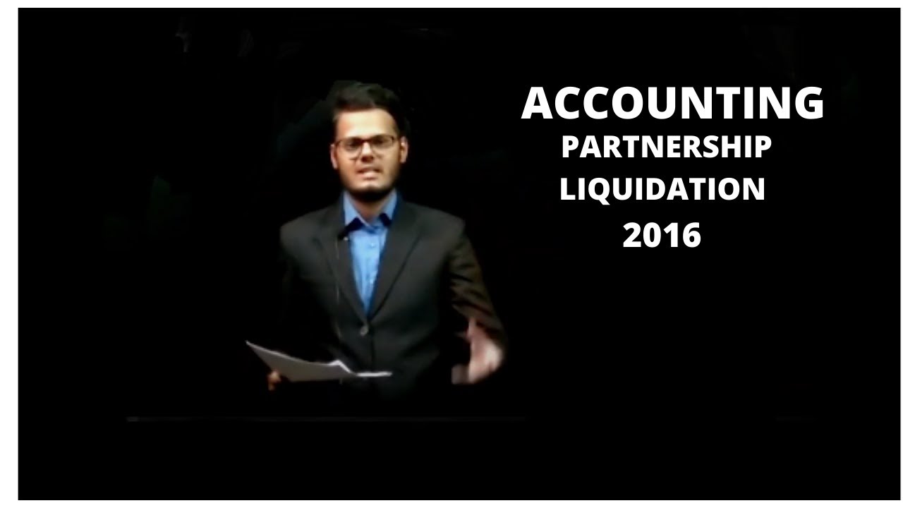 Liquidation 2016 second year commerce