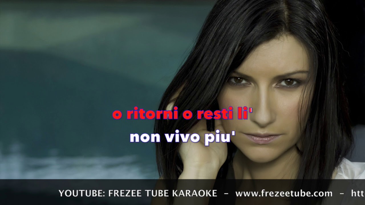 Laura Pausini - Tra te e il mare - Karaoke con testo
