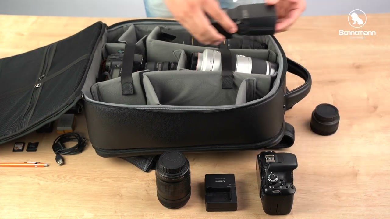 MELHOR MOCHILA DE COURO para FOTÓGRAFOS - Case para Notebook | Bennemann