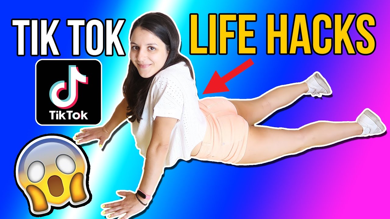 PROBANDO 4 LIFE HACKS DE TIK TOK - TIKTOK HACKS