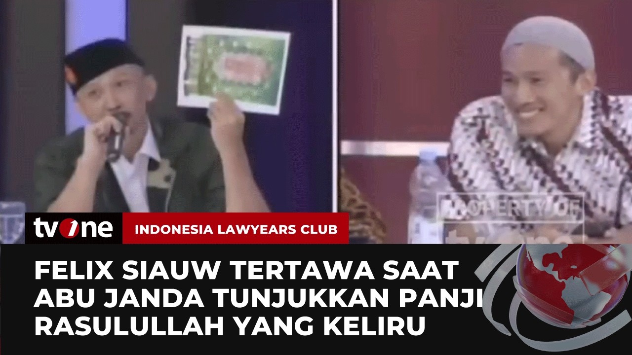 Udah Salah Tapi Ngotot, Aksi Abu Janda Tunjukkan Panji Rasulullah yang Sempat Viral | ILC tvOne