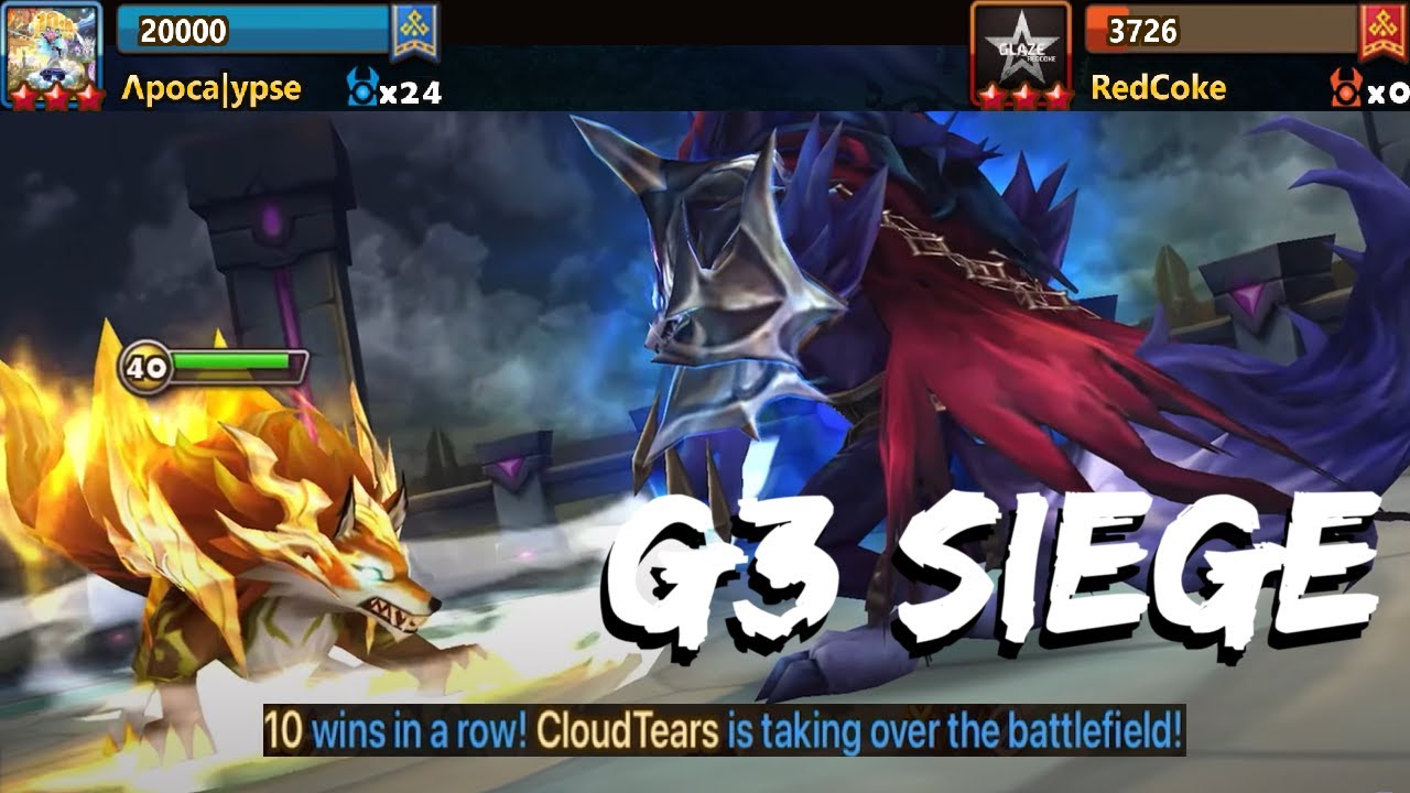 Ramahan gets REVENGE! vs. RedCoke (G3 Siege - Summoners War)