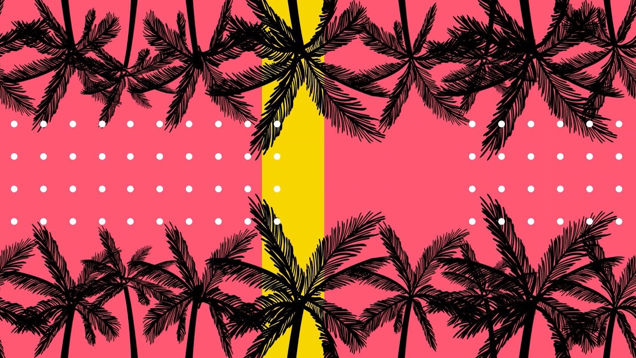 Tropical Palm Tree 4 | Vj Loop | No Copyright Motion Loop Video Background