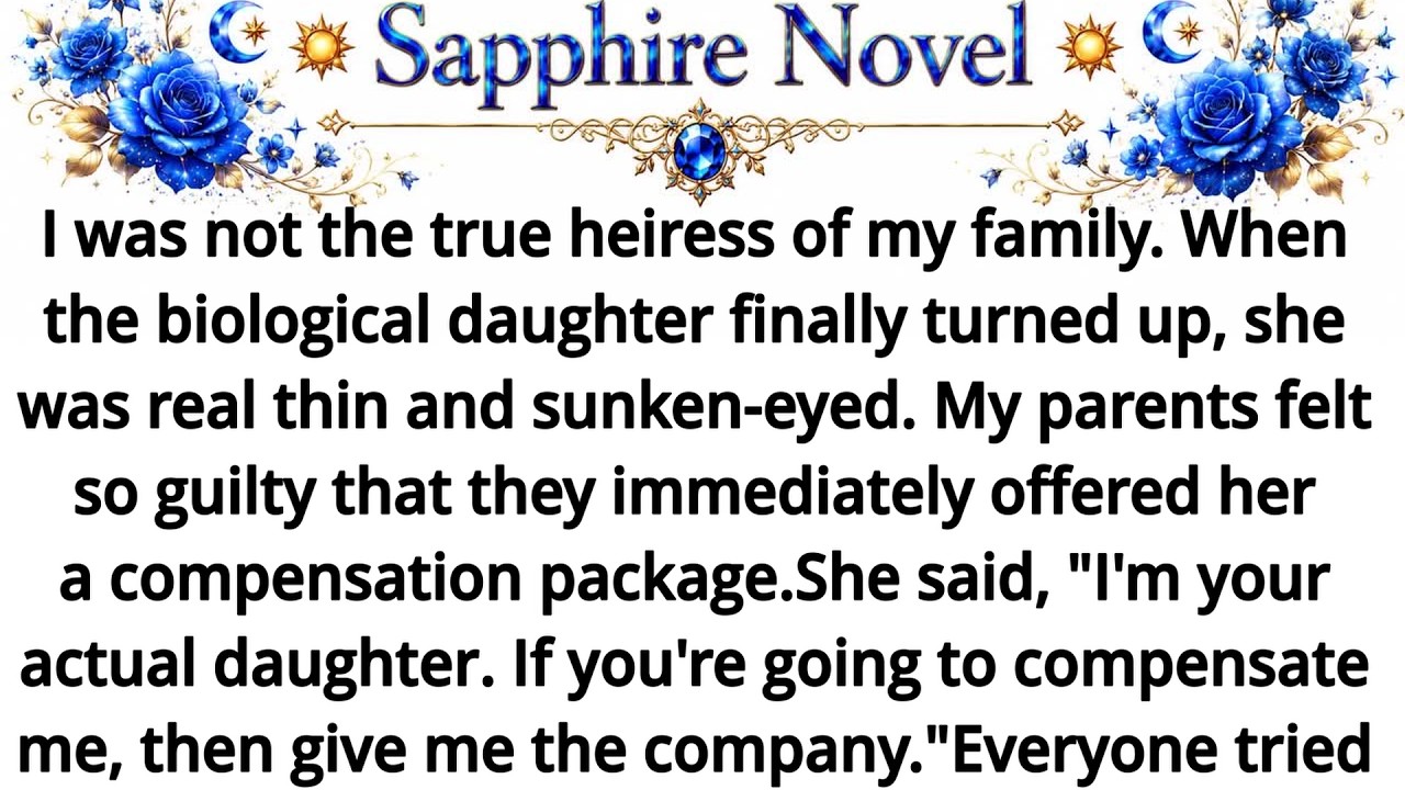 I was not the true heiress of my family. When the biological daughter finally turned up, she was rea