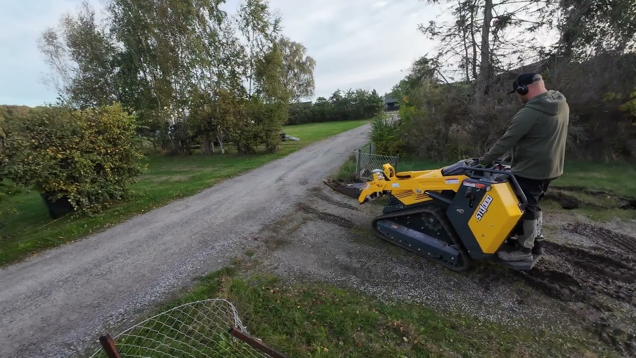 Homemade stump bucket working !