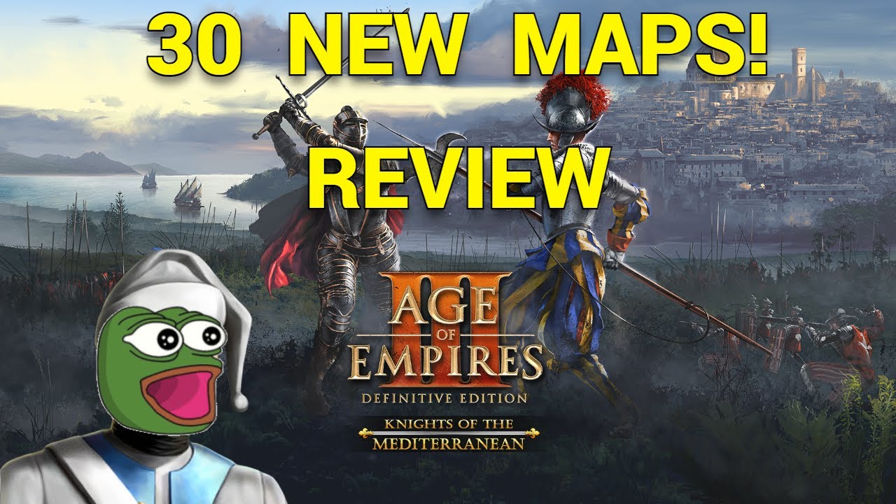 ALL NEW MAPS REVIEW | AOE III: DE Knights of the Mediterranean DLC | [KotM]