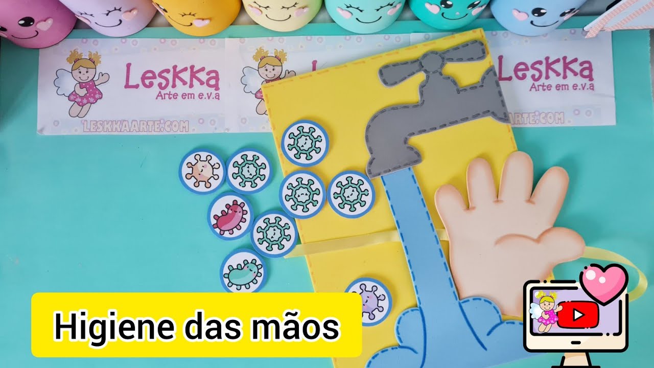 RECURSO PARA TRABALHAR A IMPORTÂNCIA DA HIGIENE DAS MÃOS