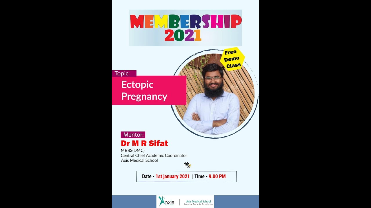 Axis Membership 2021 Demo Class | Ectopic Pregnancy