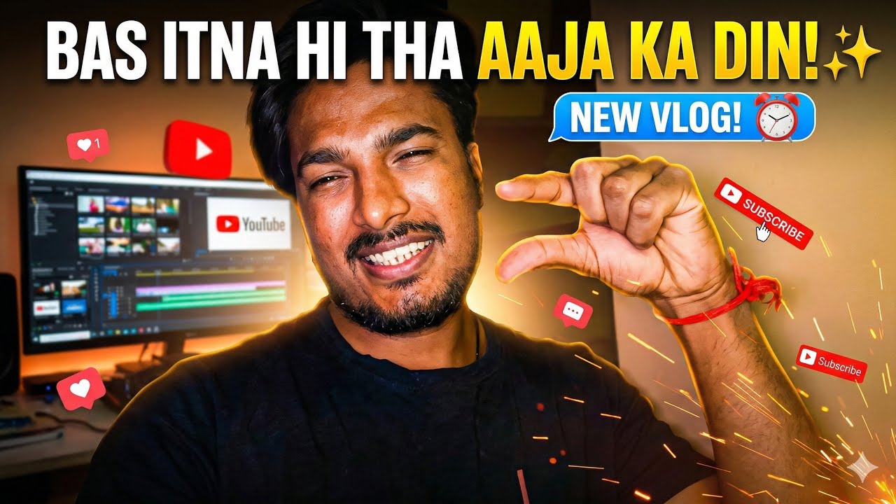 Bas itna hi tha aaj ka din! ✨#youtube #viral #vlog 