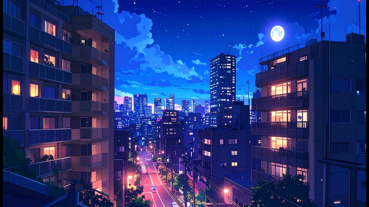Tokyo City Lights ✨ 静かな夜の街 × ローファイ音楽 | Study, Work & Relax