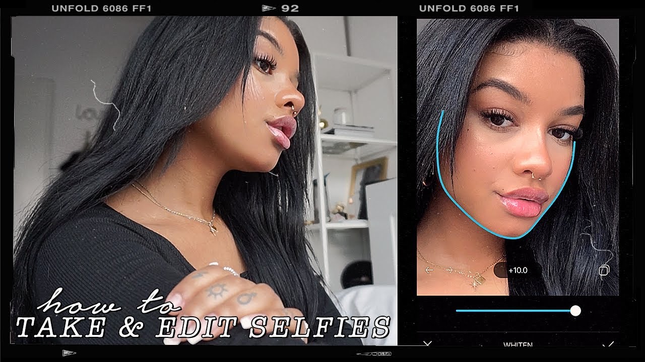how i take & edit my selfies.