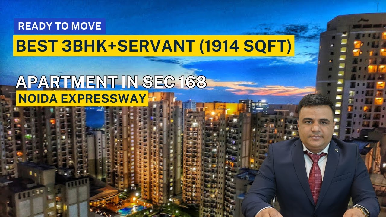 NIMBUS GOLDEN PALM | 1914 SQFT | 3BHK+SERVANT | SECTOR 168 NOIDA EXPRESSWAY 9560563017