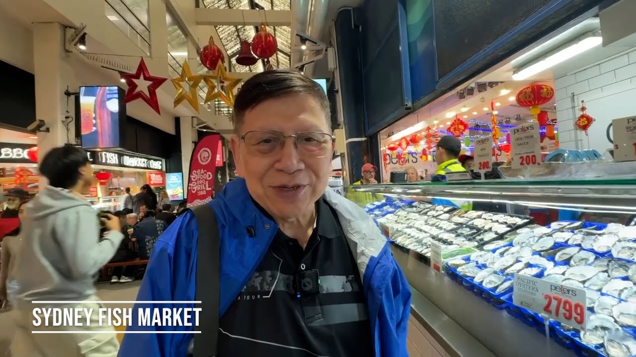 來到悉尼魚市場食生蠔同澳洲龍蝦【蕭生遊澳紐】2025-01-17
